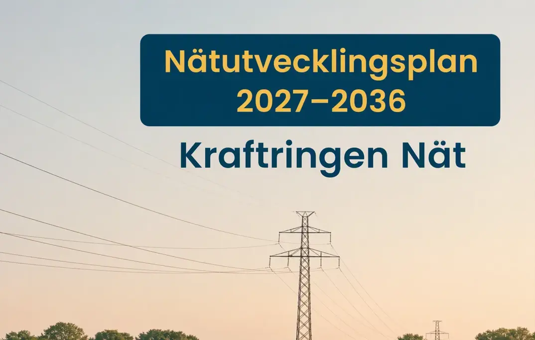 Kraftringen Näts nätutvecklingsplan 2027-2035.